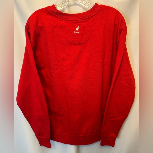Kangol Born British Men’s Size Large Crewneck Sweatshirt Red Kangaroo Embroidery - Picture 5 of 10